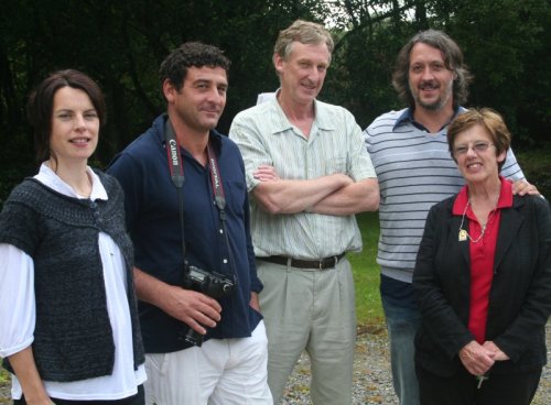 Jean, Masimiliano, Anthony, Gabriele and Marguerite pictured at Ummera Smokehouse